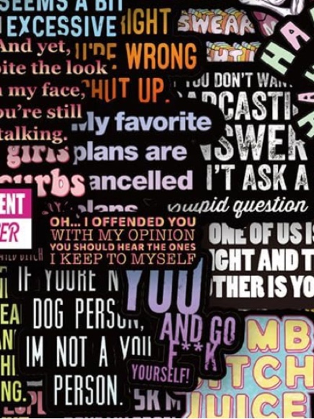 110Pcs Sarcastic Stickers for Adults - Picture 5 of 5
